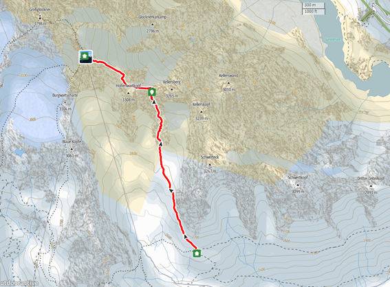Route Salm zur Erz Herzog Johann Hütte
