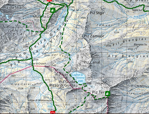 Tour Cappana Terri zur Capanna Matterascio